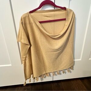 Lilly Pulitzer Gold Metallic Wrap